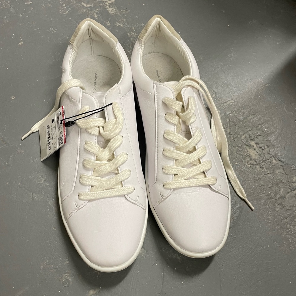 White Zara sneakers